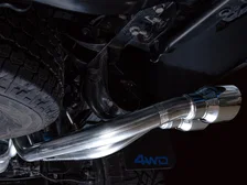 0FG Exhaust with BashGuard for 3rd Gen Tacoma - Dual Chrome Silver Tips image 19