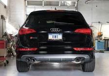 Touring Edition Exhaust for 8R SQ5 - Quad Outlet, Chrome Silver Tips image 3