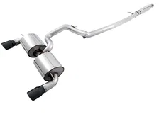 Touring Edition Cat-back Exhaust for Ford Focus RS - Resonated - Diamond Black Tips image 1