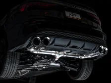 Track Edition Exhaust for Audi 8Y S3 - 4.5" Chrome Silver Tips image 11