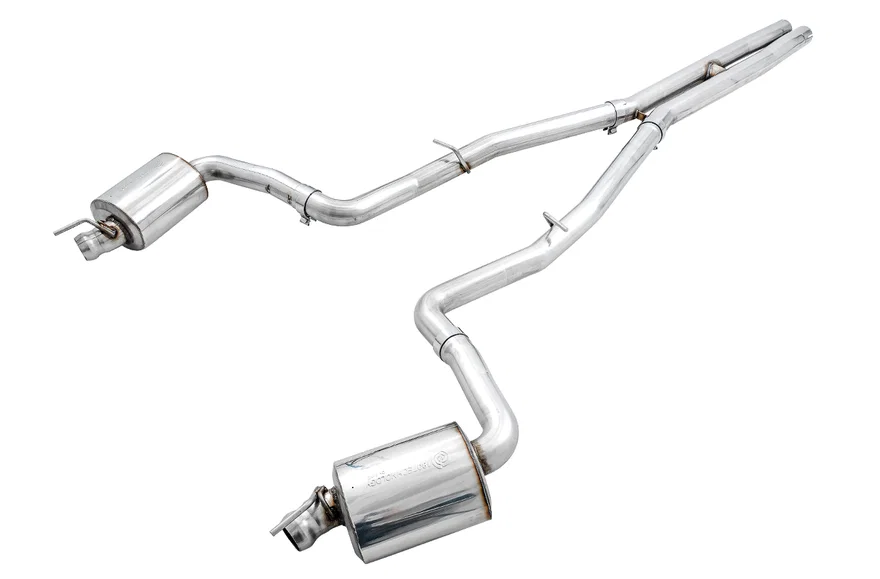 AWE Tuning 3020-11028, Touring Edition Exhaust for 15+ Challenger 6.4 / 6.2 SC - Stock Tips