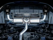 Touring Edition Exhaust for Subaru BRZ / Toyota GR86 / Toyota 86 / Scion FR-S - 5" Diamond Black Tips image 8