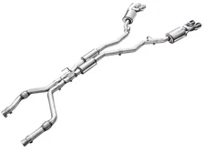 Touring Edition Exhaust for Ford Explorer ST - Chrome Silver Tips image 2