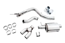 0FG Exhaust with BashGuard for Ford Ranger - Dual Chrome Silver Tips image 4