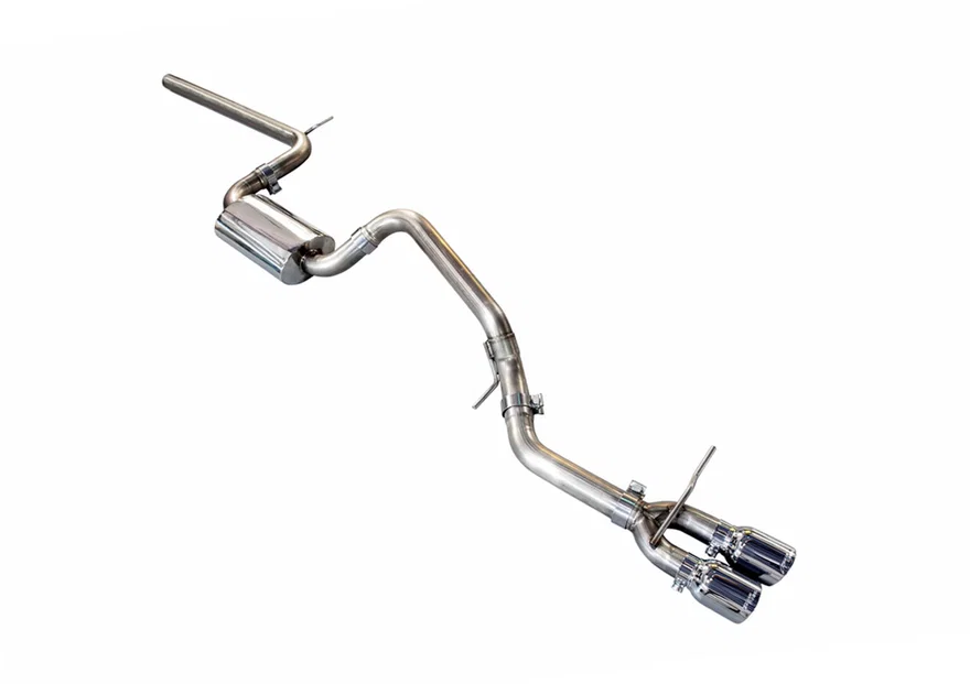 Track Edition Exhaust for VW MK7 Golf SportWagen - Diamond Black Tips (90mm)