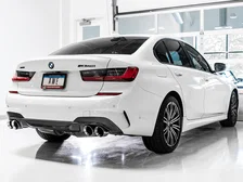 Non-Resonated Touring Edition Exhaust for G2X M340i / M440i - 4" Chrome Silver Tips for BMW image 7
