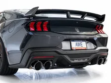 Track Edition Exhaust for S650 Ford Mustang Dark Horse - Quad Chrome Silver Tips image 11