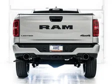 0FG Catback Exhaust for 2025+ RAM 1500 3.0TT Standard and High Output - 5” Chrome Silver Tips image 13
