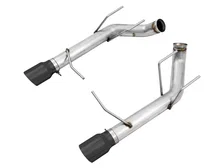 Track Edition Axleback Exhaust for the S197 Ford Mustang GT - Diamond Black Tips image 1