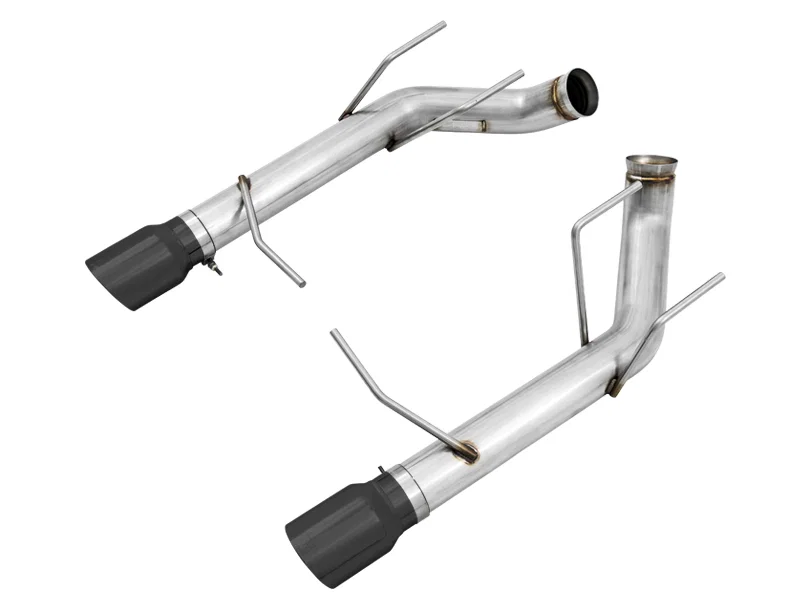 Track Edition Axleback Exhaust for the S197 Ford Mustang GT - Diamond Black Tips