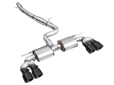 Touring Edition Exhaust for Volkswagen MK8 Golf R - Diamond Black Tips image 2