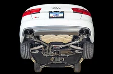 Touring Edition Exhaust for Audi C7 S6 4.0T - Diamond Black Tips image 4