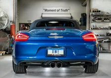 Performance Exhaust System for Porsche 981 - With Diamond Black Tips image 4