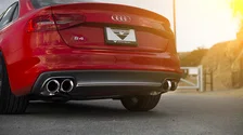 Touring Edition Exhaust for Audi B8 S4 3.0T - 4" Chrome Silver Tips image 3