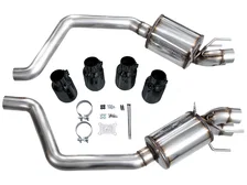 Touring Edition Axleback Exhaust for C6 Chevrolet Corvette Z06/ZR1 - 4.5” Diamond Black Tips image 5