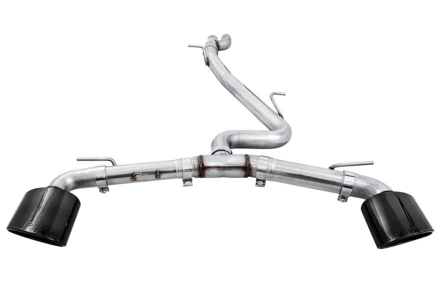 Track Edition Exhaust for Audi MK3 TT RS - Diamond Black RS-style Tips