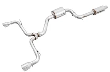 Touring Edition Exhaust for VW MK7.5 GTI - Chrome Silver Tips image 1