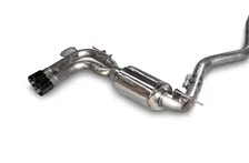 Touring Edition Axleback Exhaust for BMW F3X N20/N26 328i/428i, Single Side - 3" Diamond Black Tips image 1