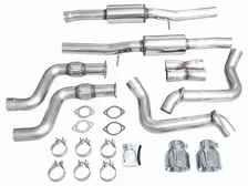 Track Edition Exhaust for Nissan Z - Chrome Silver Tips image 5