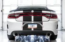 Touring Edition Exhaust for 15+ Charger 6.4 / 6.2 SC - Chrome Silver Tips image 9