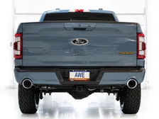 0FG Resonated Catback for '21+ Ford F-150 (With Bumper Cutouts) - 5" Chrome Silver Tips image 15