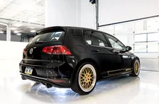 Touring Edition Exhaust for VW MK7.5 GTI - Diamond Black Tips image 3