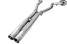 Touring Edition Exhaust for 15+ Challenger 6.4 / 6.2 SC - Diamond Black Quad Tips image 2
