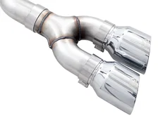 0FG Dual Side Exit Exhaust for '21+ Ford F-150 - 4.5" Chrome Silver Tips image 5