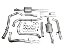 0FG Catback Exhaust for 4th Gen Silverado/Sierra 1500 6.2L (with bumper cutouts) - OE Tips image 5