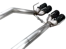 Track Edition Axleback Exhaust for C6 Chevrolet Corvette Z06/ZR1 - 4.5” Diamond Black Tips image 3