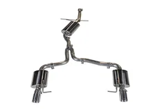 Touring Edition Exhaust for B8.5 Allroad - Dual Outlet, Chrome Silver Tips image 1