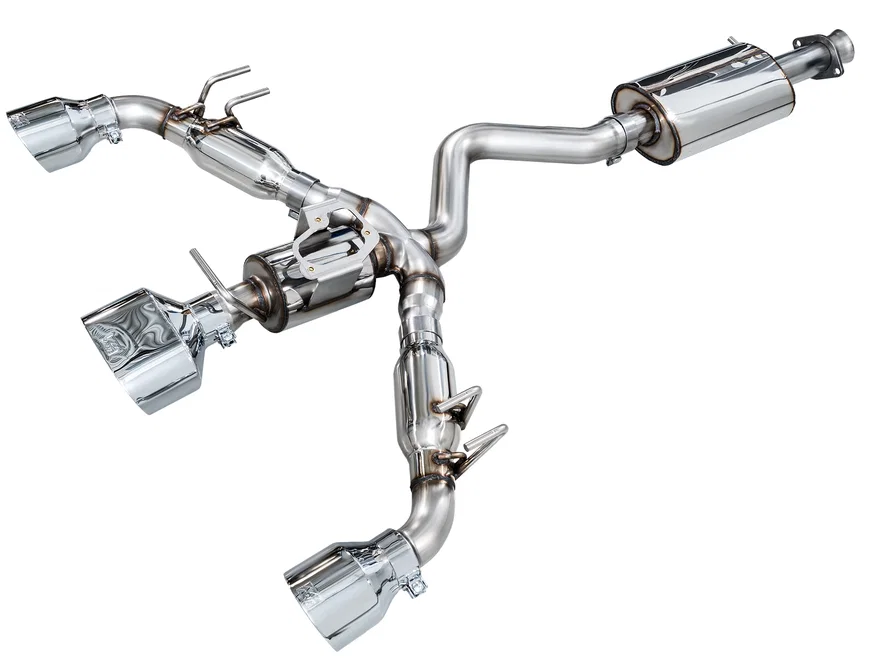 Touring Edition Exhaust for GR Corolla - Chrome Silver Tips