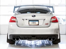 Touring Edition Exhaust for VA STI / GV WRX / GV STI Sedan - 4" Chrome Silver Quad Tips for Subaru image 6