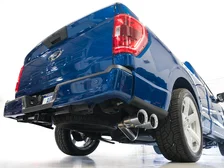 0FG Dual Side Exit Exhaust for Ford F-150 Regular Cab - 4.5" Chrome Silver Tips image 9
