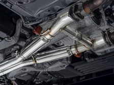 Track Edition Exhaust for Dodge Durango 6.4 / 6.2 SC - Chrome Silver Tips image 11