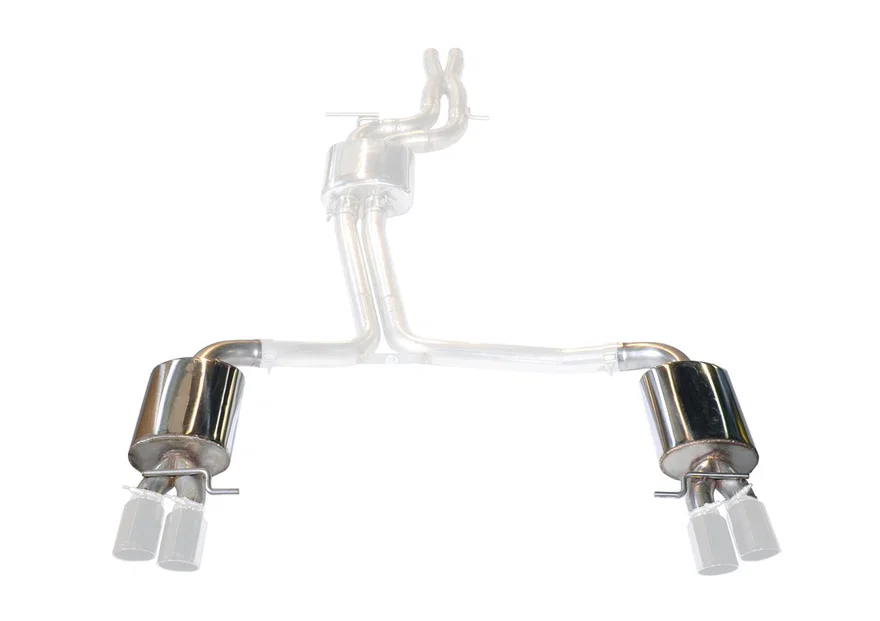 Track-to-Touring Conversion Kit for B8.5 S4/S5 3.0T - for 4" Tips for Audi