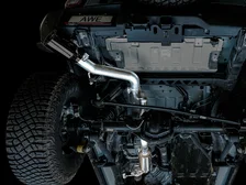 0FG Catback Exhaust for Ford Bronco with BashGuard™ - Single 5" Diamond Black Tip image 9