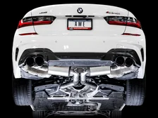 Resonated Touring Edition Exhaust for G2X M340i / M440i - 4" Diamond Black Tips for BMW image 4