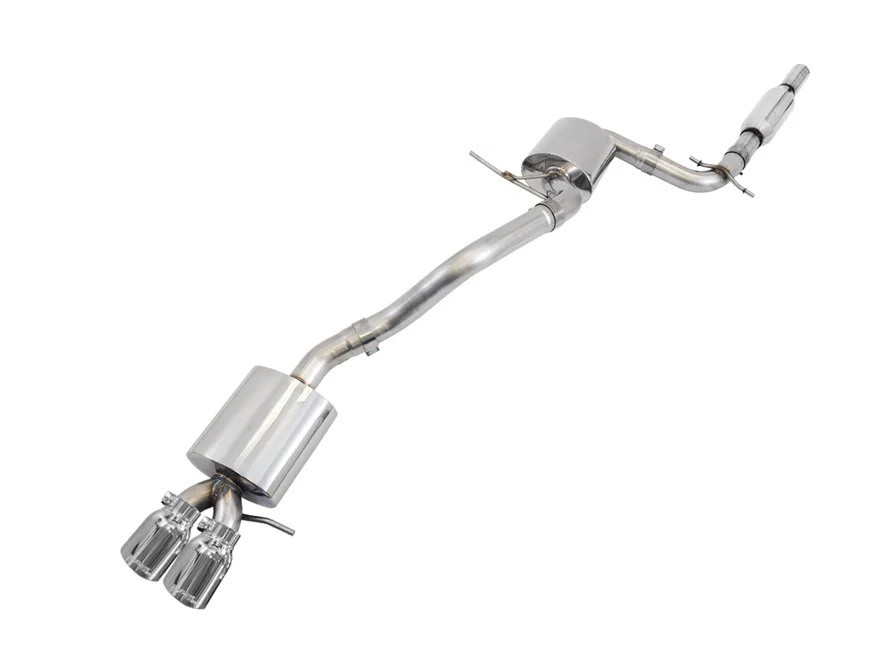 Touring Edition Exhausts for MK5 Jetta, MK6 Sportwagen 2.5L - Chrome Silver Tips