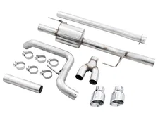 0FG Dual Side Exit Exhaust for '21+ Ford F-150 - 4.5" Chrome Silver Tips image 4