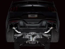 Track Edition Exhaust for S650 Ford Mustang Dark Horse - Quad Diamond Black Tips image 12