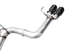 Track Edition Catback Exhaust for VB Subaru WRX - 4" Diamond Black Tips image 4