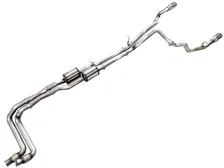0FG Catback Exhaust for 2025+ RAM 1500 3.0TT Standard and High Output - 5” Chrome Silver Tips image 2