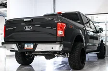 0FG Single Exit Exhaust for '15-'20 F-150 - 4.5" Chrome Silver Tips image 5