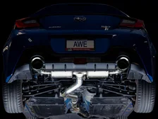 Touring Edition Exhaust for Subaru BRZ / Toyota GR86 / Toyota 86 / Scion FR-S - 5" Chrome Silver Tips image 6