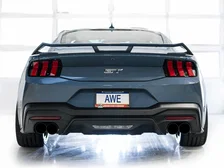 Track Edition Exhaust for S650 Ford Mustang GT Fastback - Quad Diamond Black Tips image 8
