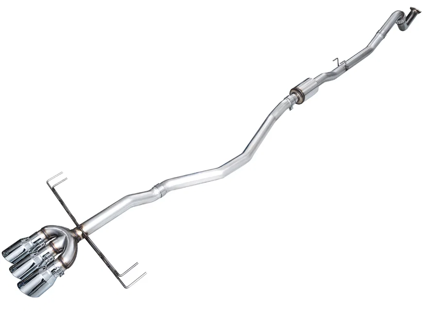 Track Edition Exhaust for DE5 Integra Type-S - Triple Chrome Silver Tips