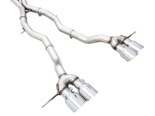 Track Edition Catback Exhaust for BMW G8X M3/M4 - 4.5" Chrome Silver Tips image 3