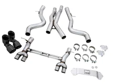 Track Edition Catback Exhaust for BMW F8X M3/M4 - 4" Diamond Black Tips image 3