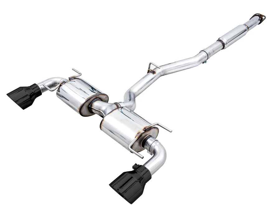 Touring Edition Exhaust for Subaru BRZ / Toyota GR86 / Toyota 86 / Scion FR-S - 5" Diamond Black Tips